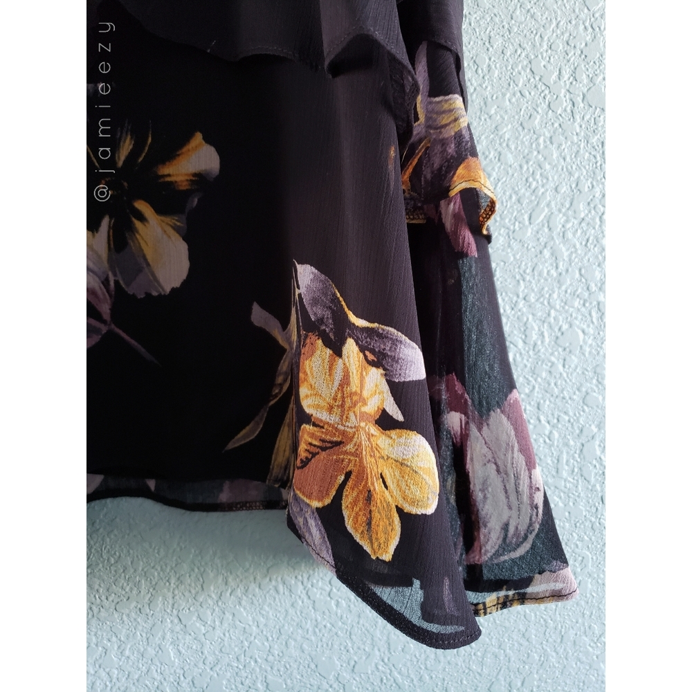 Topshop | NWT Floral Print Tiered Ruffle Dress - Picture 7 of 10